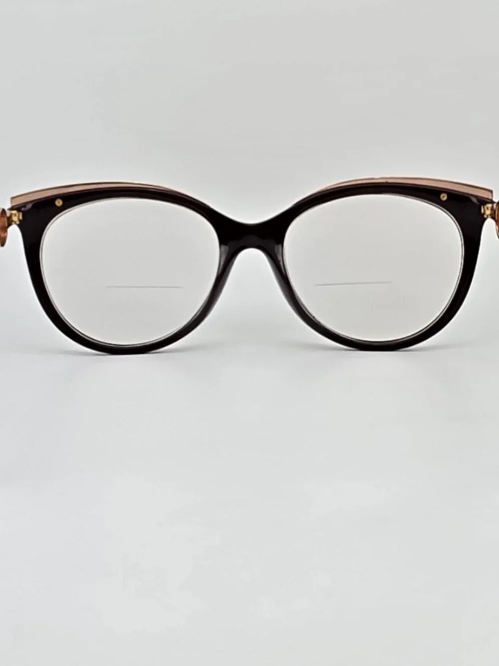 Michael Kors MK4089U 3344 Ajaccio Cordovan Gold Cat Eye Eyeglasses Frame 53mm